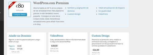 Servicios a precio fijo en WordPress.com