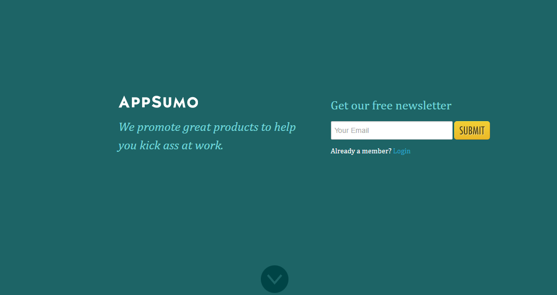 ejemplo_welcome_mat_appsumo