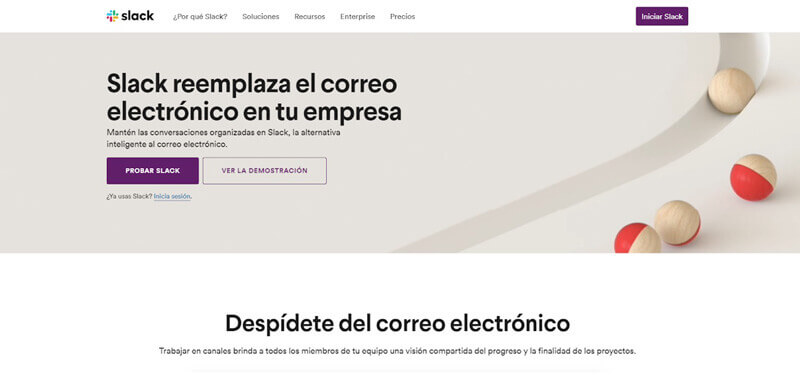 Teletrabajar desde casa - Slack