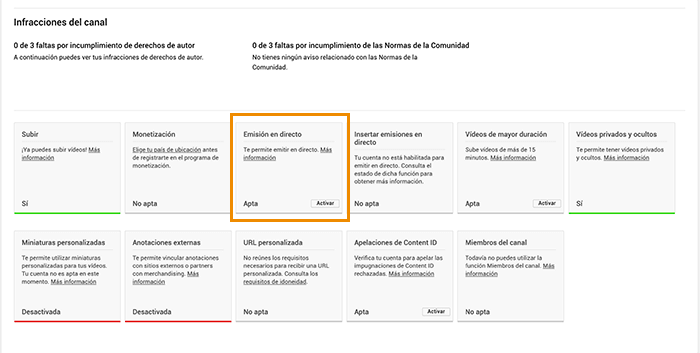 YouTubeLive-estado-canal-activar