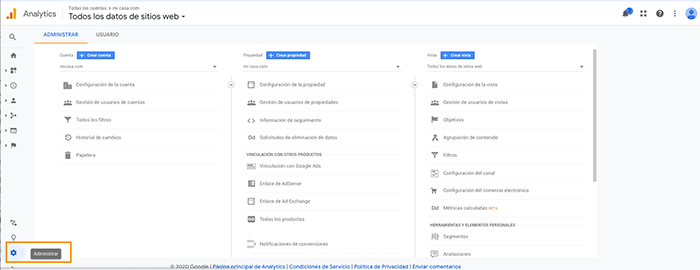 Google-Analytics-administrar