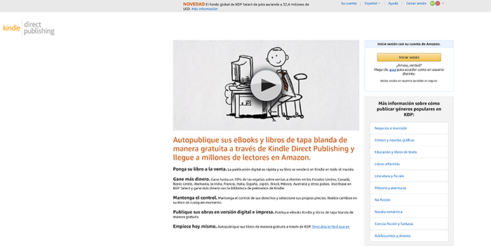 Amazon KDP España - Lifestyle al cuadrado